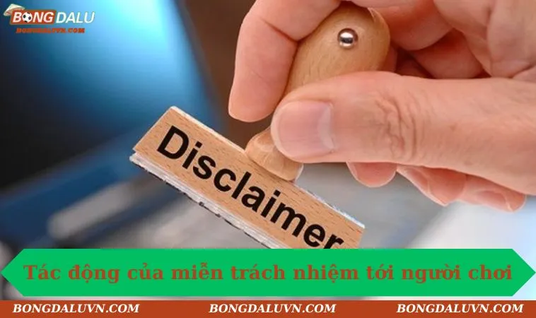 tac dong cua chinh sach mien trach nhiem toi nguoi choi Tác động của chính sách miễn trách nhiệm tới người chơi