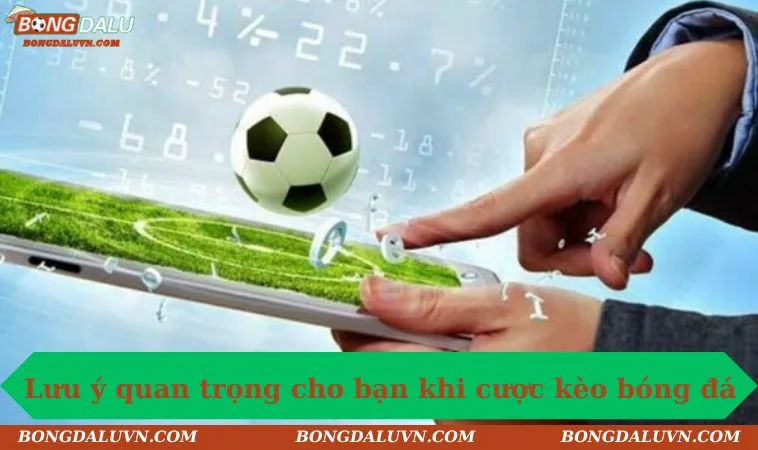 ty le keo luu y quan trong Lưu ý quan trọng cho bạn khi cược kèo bóng đá