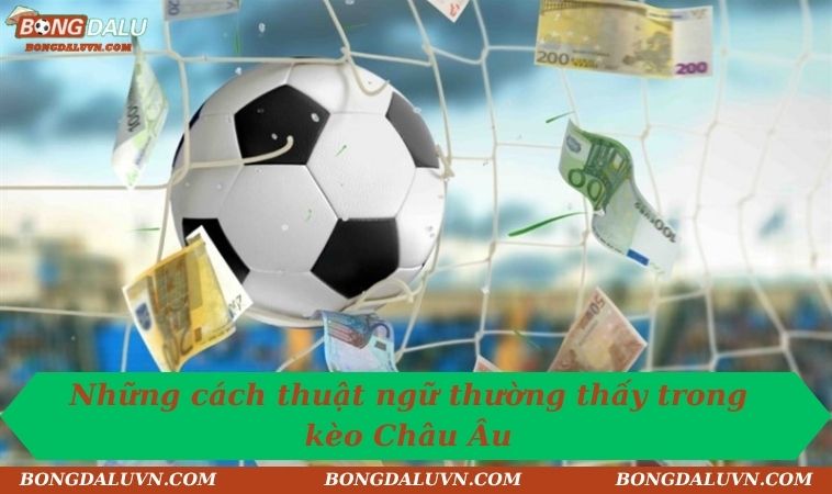 thuat ngu ca do bong da thong dung trong keo chau Au Những cách thuật ngữ thường thấy trong kèo Châu Âu